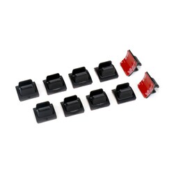 CABLE GUIDE CLIPS ADHESIVE MOUNT QTY 10 - STEALTH BRAKE LINES