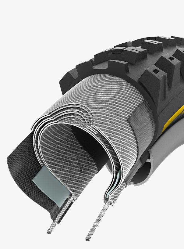 Pirelli DualWALL+ konstrukce pláště