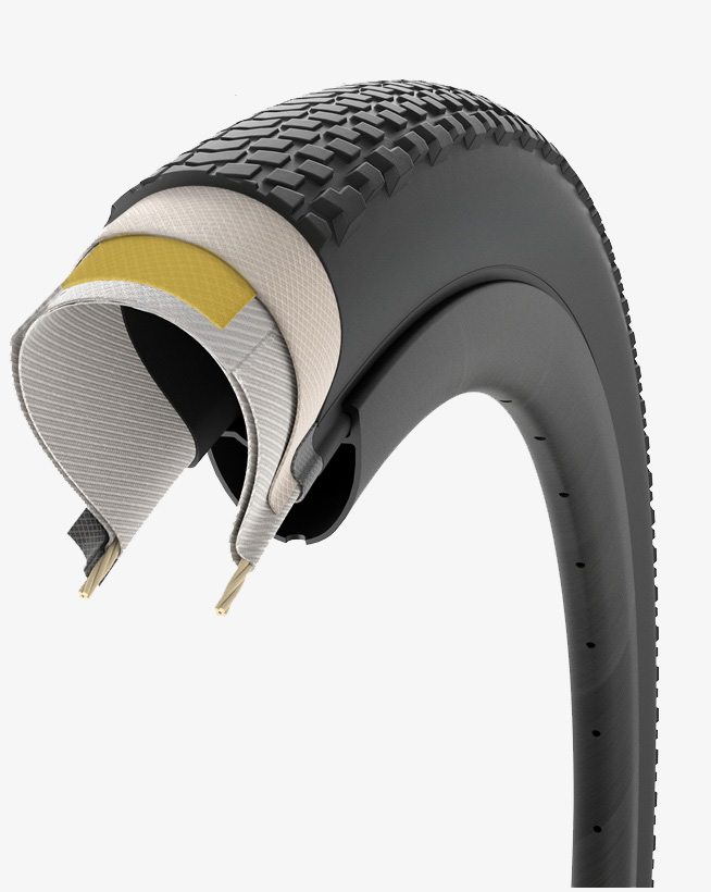 Pirelli ProWALL Gravel konstrukce pláště
