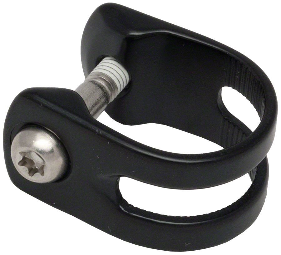 DISC BRAKE LEVER CLAMP - (DISCRETE) BLACK (STAINLESS STEEL BOLT T25)-GUIDE ULT/RSC/RS/RE/R