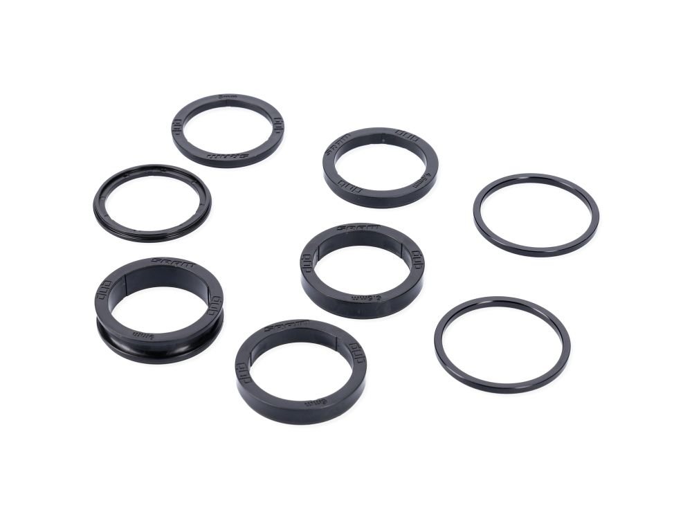 BOTTOM BRACKET SPACER KIT DUB MTB/ROAD (DUB SPACERS 2.0, 3.0, 4.5, 6.0