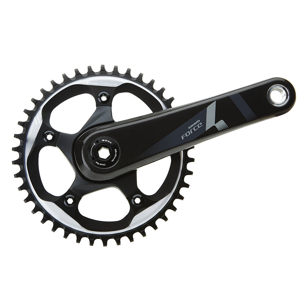 Kliky SRAM Force1 GXP 1725 s 42z X-SYNC převodníkem (GXP osa není součástí balení)