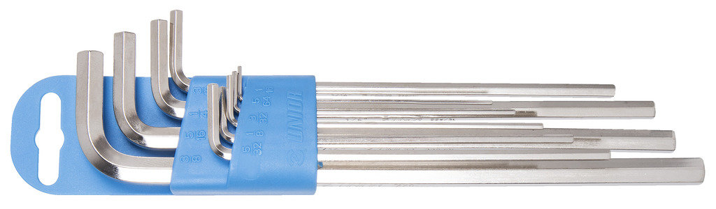 Unior Sada zástrčných klíčů IMBUS prodloužené v plastovém závěsném pouzdře, 220/3L (1.5),