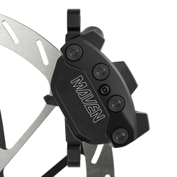 Kotoučová brzda SRAM Maven Silver - Aluminum Lever, Stainless Hardware, Reach/Contact Adj,