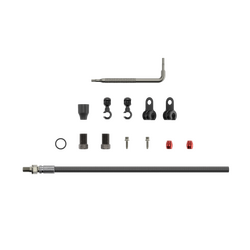 Hadice pro kot.brzdy - Threaded Inline Crimp -2000mm, černá