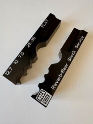 Vložky do svěráku RockShox - Reverb/Zadní tlumiče - 7.5mm, 10mm, 12.7mm, 25-35mm (použití