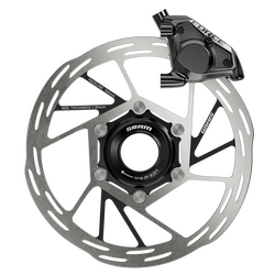 Řadící/hydraulická disková brzda SRAM FORCE AXS E1 Stealthamajig connected, přední brzdová