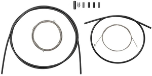 Sada kabelů/lanek pro TwistLoc - 3mm černá (705mm, 1900mm broušená nerezová lanka, 500mm,