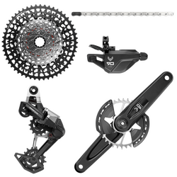 Sada SRAM Eagle 90 DUB MTB Wide 165 ( v balení přehazovačka, páčka s objímkou, kliky