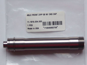 Front Axle with End Cap Zipp 88 Hub