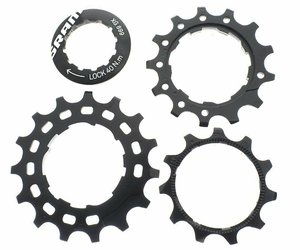 CASSETTE REPLACEABLE COGS XG-899 11T-13T-15T INCLUDING CASSETTE LOCKRING