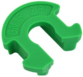 REAR SHOCK VOLUME REDUCER KIT - GNAR DOG 2.5T/15MM, GREEN (INCLUDES GNAR DOG TOKEN EQUAL T