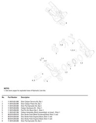 DISC BRAKE CALIPER KIT - (INCLUDES PISTONS, SEALS & BLEED SCREWS) - ELIXIR