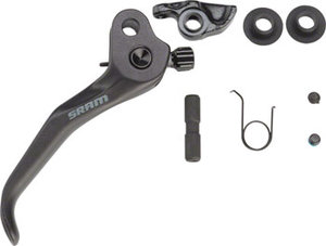 DISC BRAKE LEVER BLADE KIT - ALUMINUM BLACK V2 (INCLUDES BLADE, PIN, REACH KNOB, CAM, PUSH