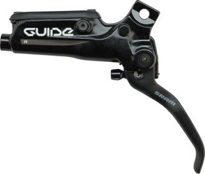 DISC BRAKE LEVER ASSEMBLY - ALUMINUM LEVER (ASSEMBLED, NO HOSE, INCLUDES BARB & OLIVE) VER