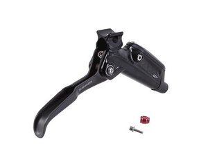 DISC BRAKE LEVER ASSEMBLY - CARBON LEVER (ASSEMBLED, NO HOSE, INCLUDES BARB & OLIVE) VERSI