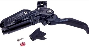 DISC BRAKE LEVER ASSEMBLY - ALUMINUM LEVER (ASSEMBLED, NO HOSE, INCLUDES BARB & OLIVE) VER