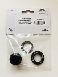 CRANK ARM BOLT KIT SELF-EXTRACTING M18/M30 DUB BLACK