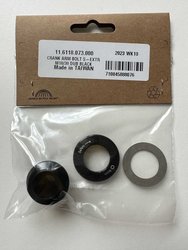 CRANK ARM BOLT KIT SELF-EXTRACTING M18/M30 DUB DARK POLAR BLACK (X0 D1)