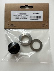 CRANK ARM BOLT KIT SELF-EXTRACTING M18/M30 DUB SILVER (XX&XXSL D1)