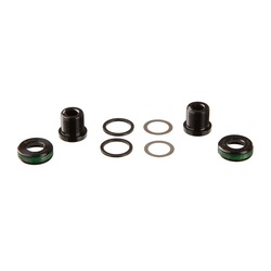 CRANK ARM BOLT KIT M15/M22 ALUMINIUM SELF-EXTRACTING ISIS BLACK QTY 2