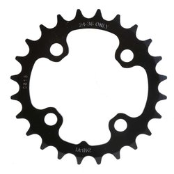 Převodník MTB 24T 64 V1 STEEL MATTE BLACK