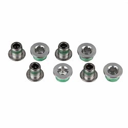 CRANK CHAINRING BOLT KIT XX 4X2 ALUMINUM GREY QTY 4
