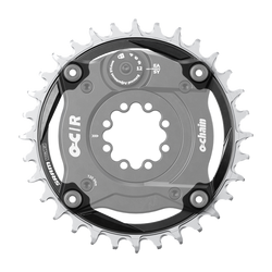 Chain ring XX T-TYPE 104BCD 34T CNC Aluminum (Light EMTB and OCHAIN Compatible, including