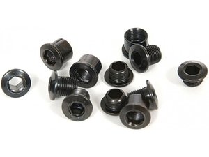 CRANK CHAINRING BOLT KIT 4-ARM TRIPLE STEEL/STEEL BLACK