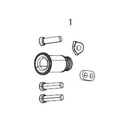 REAR DERAILLEUR B-BOLT AND LIMIT SCREW KIT GX EAGLE HEX5