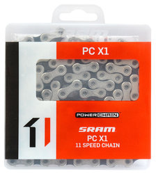 Řetěz SRAM PC X1 SolidPin 118 článků, PowerLock spojka,11rychl.