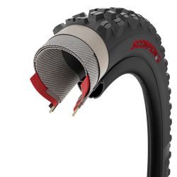Plášť Pirelli Scorpion™ E-MTB M 27.5 x 2.6, HardWALL, 60 tpi, SmartGRIP Gravity, červený