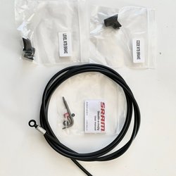 Hadice pro hydr.brzdy- Monoblock, 2000mm, černá, 1ks - LevelUltimate, Level TLM, CODE R/RS