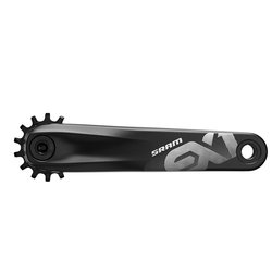 Kliky SRAM EX1 ISIS 175 Black- kompatibilní s Bosch, Broseand Yamaha bb interface (převodn