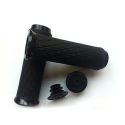 Locking gripy pro Grip Shift Full Length 122mm s černou objímkou a s koncovkou řidítek