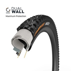 Plášť Pirelli CAST Protagonist DW, 29x2.4, DualWALL, 120 tpi, SmartEVO DH, černý