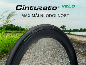 Plášť Pirelli Cinturato™ Velo TLR, 28 - 622, Armour Tech™, 60 tpi, SmartNET™ Silica, Black