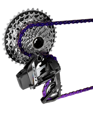 Řetěz SRAM FORCE E1 Flattop, Purple, 126čl., se spojkou PowerLock - 12/13 rychlostní