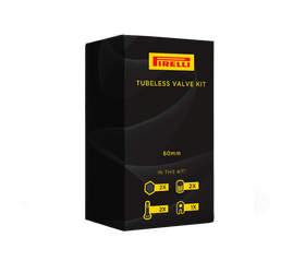 Bezdušové ventilky Pirelli 40mm, černé, 2 ks