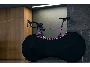 MONTONE bike mKayak 2.0, obal na kolo pro vniřní použití, černo růžový